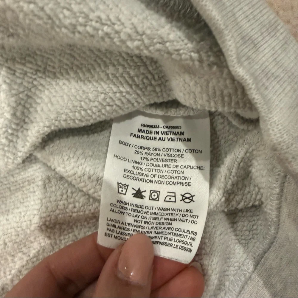 Nike Light‎ Gray Hoodie Size Large